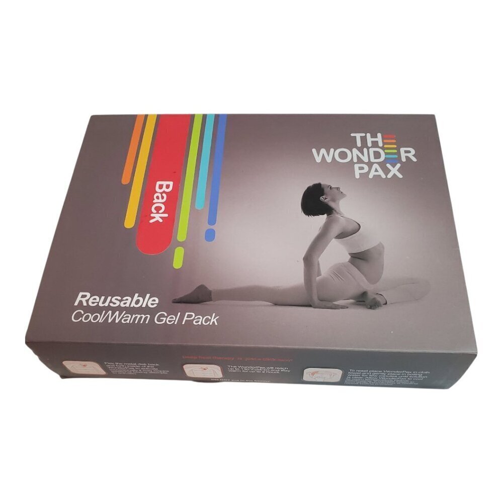 WONDERPAX BACK Hot & Cold Therapy Gel Pack Reusable in Pink 6" x 15"